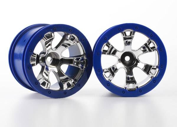 Traxxas 7273 Felgen, Geode 2,2'' chrome/blau 1/16 Summit (2) Traxxas 7273