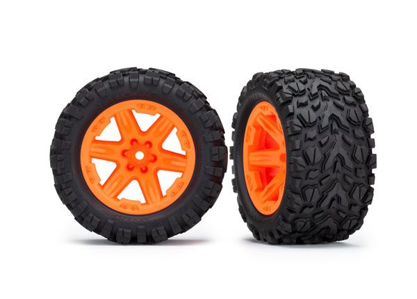 Traxxas 6774A Kompletträder 2.8" Talon RXT 2WD orange (2) Traxxas 6774A