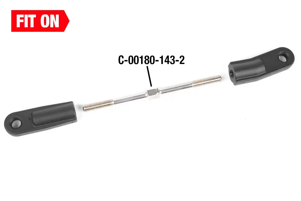 Corally C-00180-899 HD Sturzkugelgelenk hinten außen innen 1 Satz Detail 2 Corally C-00180-899 Detail 2