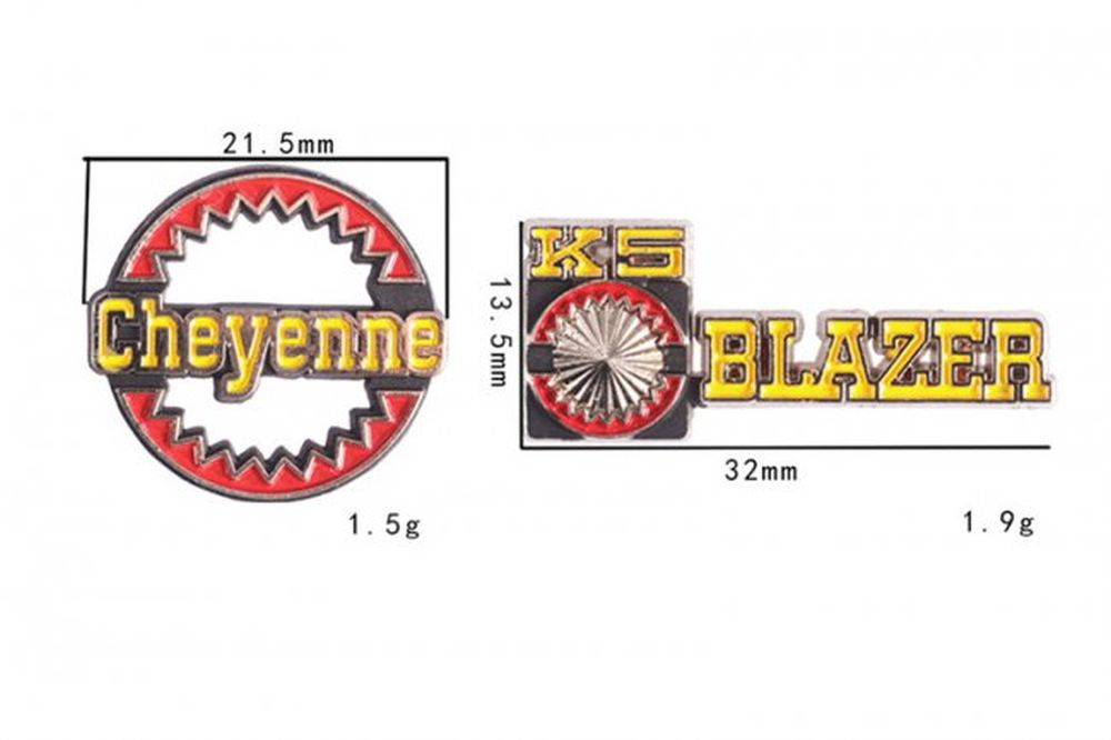 GPM TRX4ZSP57 TRX-4 K5 Blazer Emblem Detail 1 GPM TRX4ZSP57 Detail 1