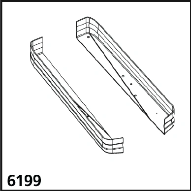 df Models 6199 Chassis Seitenteile (2) 1:10XL Line df Models 6199