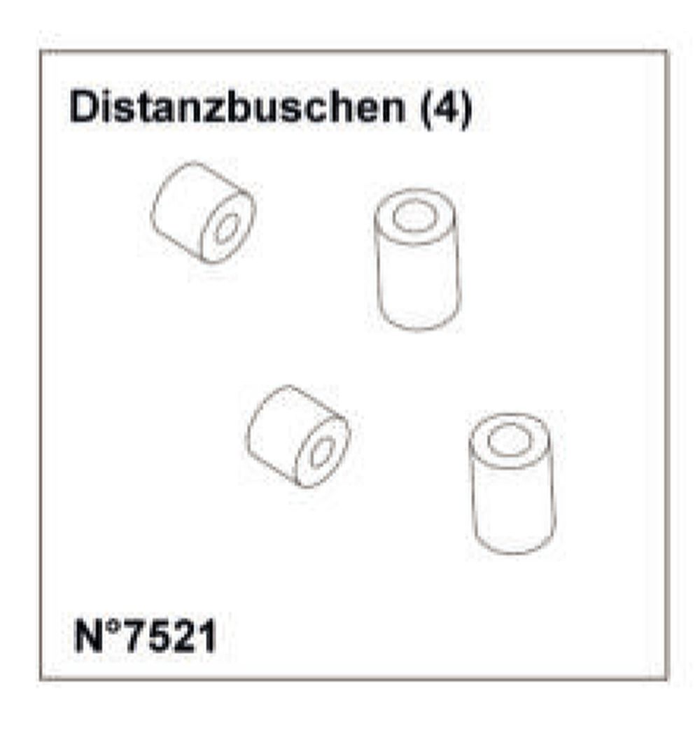 df Models 7521 Distanzbuchsen Kunststoff (4) df Models 7521