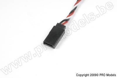 Promodels GF-1110-002 Servo Buchsenkabel ''Gedrillt'' Futaba, Vrouw., 22AWG, 30cm (1St) Promodels GF-1110-002