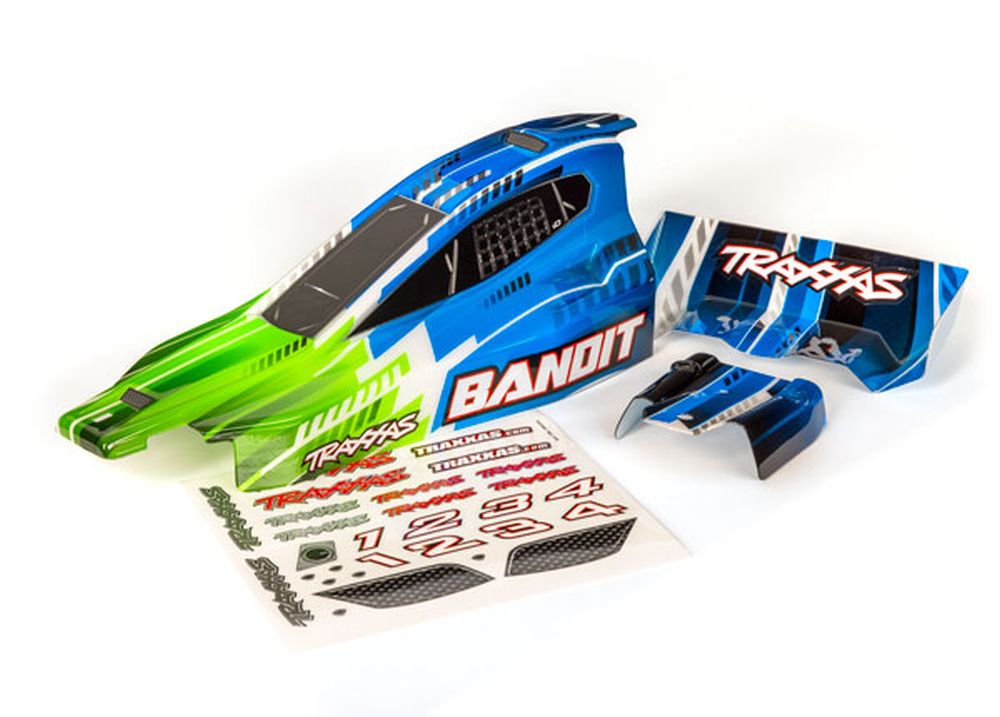 Traxxas 2450X Karosserie Bandit grün Traxxas 2450X