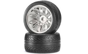 CARSON 500900057 Räder Fighter Reifenset vorn (2) CARSON 500900057