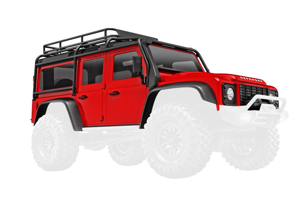 Traxxas 9712-RED Karosserie TRX-4M Defender rot komplett Traxxas 9712-RED