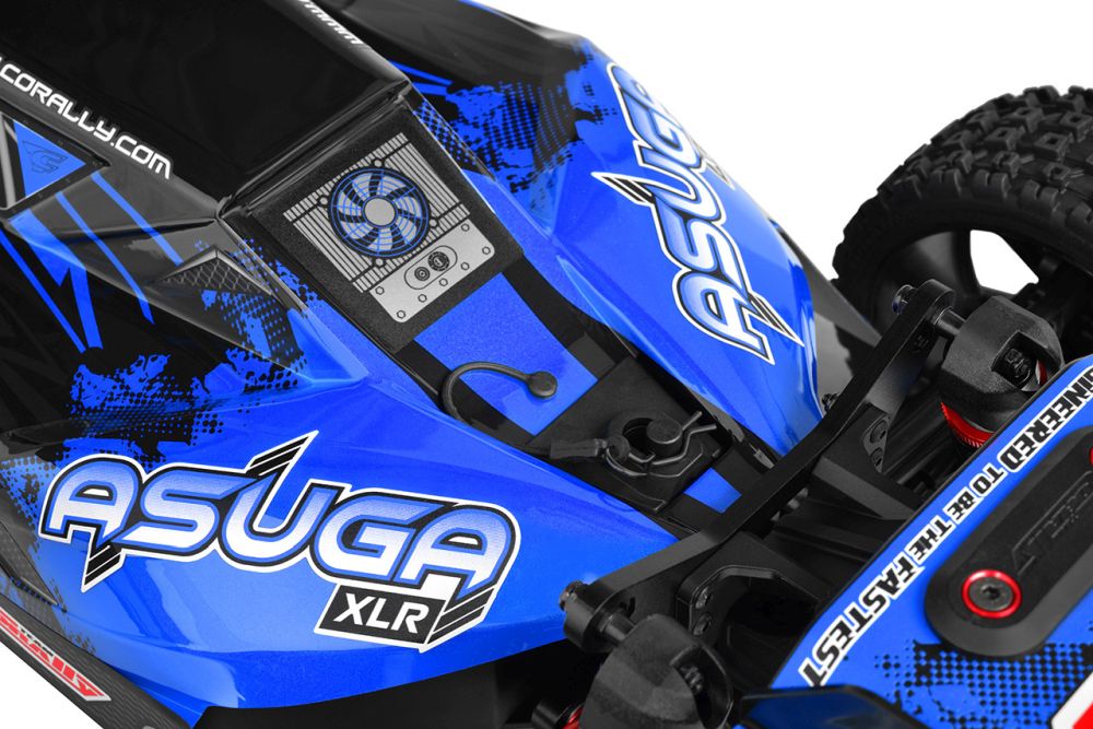 Corally C-00288-B 1:8 ASUGA XLR 6S Buggy blau RTR Detail 7 Corally C-00288-B Detail 7