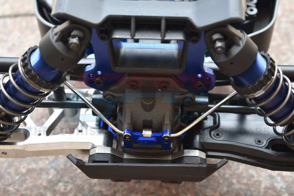 GPM SLE312F-RB Sledge Alu 7075-T6 Stabi Set blau vorne/hinten (1) Detail 1 GPM SLE312F-RB Detail 1