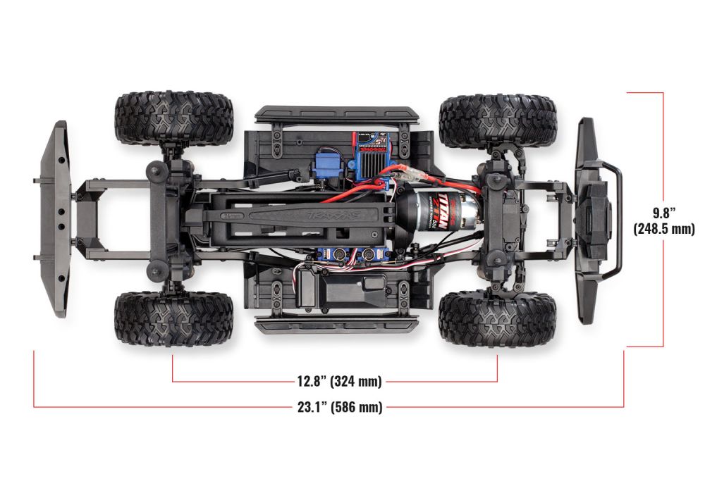 Traxxas 82056-84SLVR TRX-4 Land Rover Crawler silber + Seilwinde 1:10 RTR Detail 3 Traxxas 82056-84SLVR Detail 3