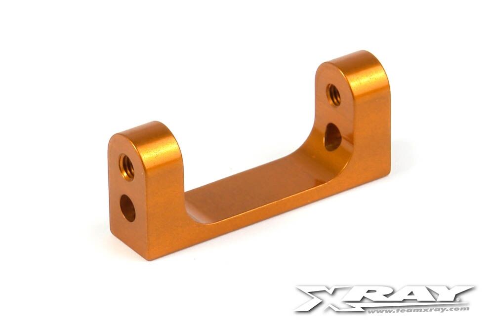 XRAY 302050-O T4 Differenzialträgerhalter hinten Alu - Orange XRAY 302050-O