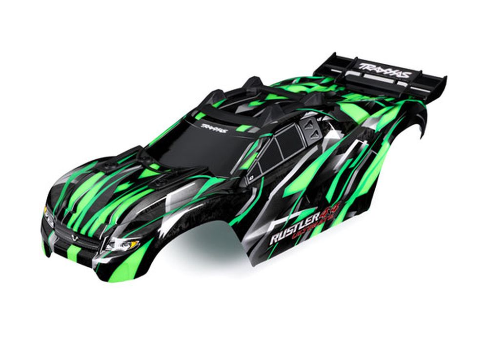 Traxxas 6749-GRN Rustler 4x4 Ultimate Karosserie grün Traxxas 6749-GRN