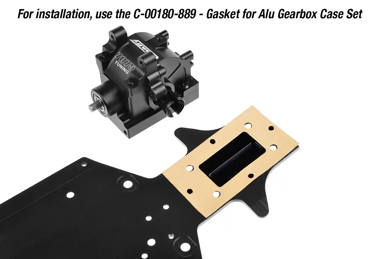Corally C-00180-854 Getriebegehäuse Set 7075 schwarz Detail 5 Corally C-00180-854 Detail 5