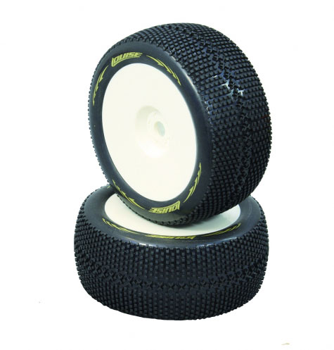 Louise RC JA-050882 1:8 Truggy Komplettrad T-Pirate hard weiss Disc (2) Louise RC JA-050882