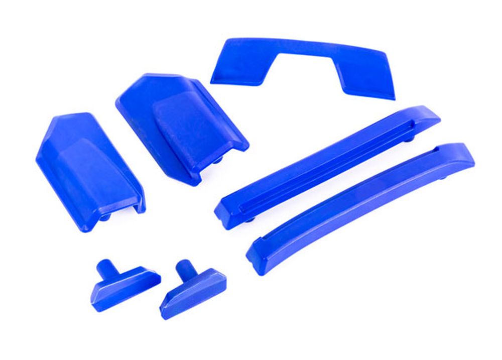 Traxxas 9510X Karo-Verstärkungs-Set blau / Dach-Skid-Pads Traxxas 9510X