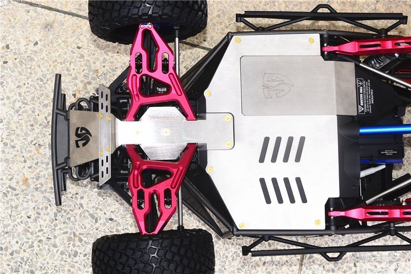 GPM UDRZSP567 UDR Stahl-Skidplate Vorne/Mitte/Hinten Detail 2 GPM UDRZSP567 Detail 2