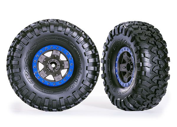 Traxxas 8181-BLUE 2,2" Canyon Trail Räder TRX-4 Sport grau/blau (2) Traxxas 8181-BLUE
