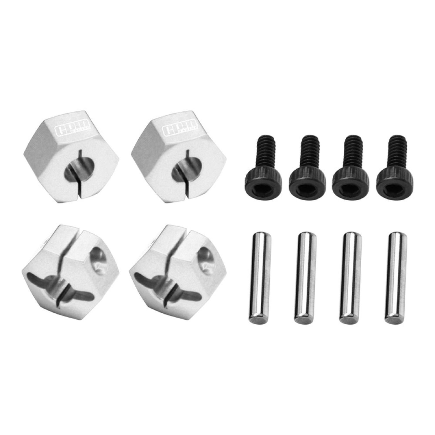 GPM TXMM010S Mini-Maxx 7075 Radmitnehmer silber (4) GPM TXMM010S