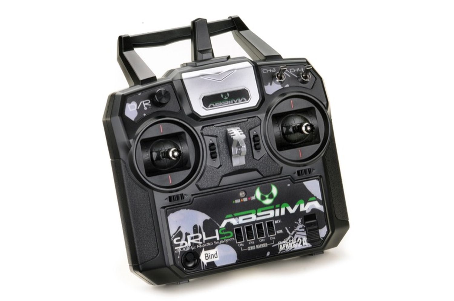 Absima 2000022 Absima SR4S 4-Kanal Stick RC Fernsteuerung mit 4-Kanal Empfänger Absima 2000022
