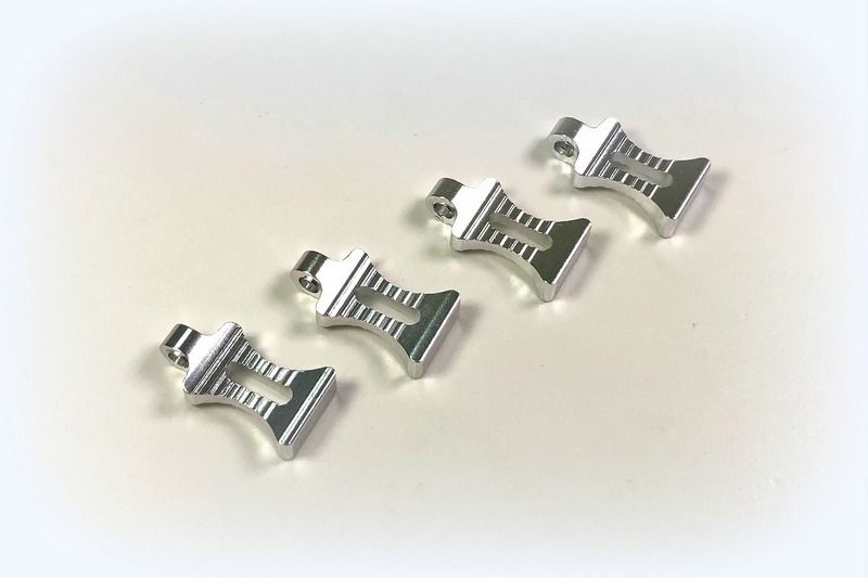 Absima 2440054 Aluminium Splint Grip silber (4) Absima 2440054