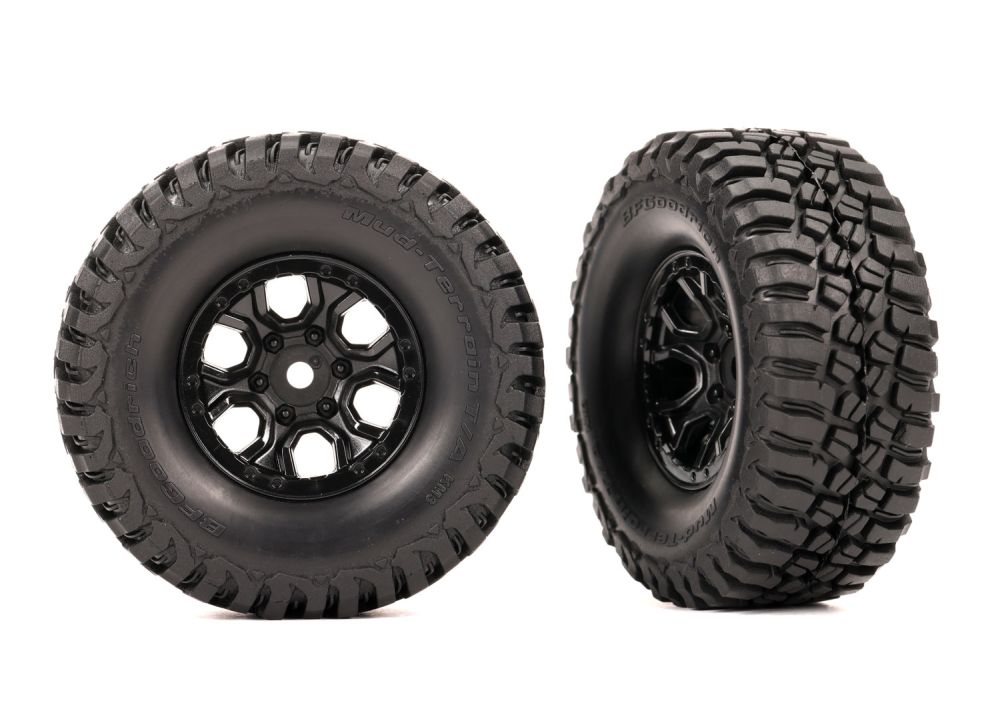Traxxas 9774 BFGoodrich Mud-Terrain KM3 schwarz Räder 2.2x1.0" TRX-4M (2) Traxxas 9774