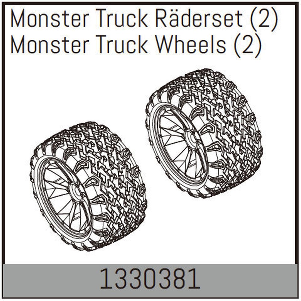 Absima 1330381 Monster Truck Räderset (2 St.) Absima 1330381