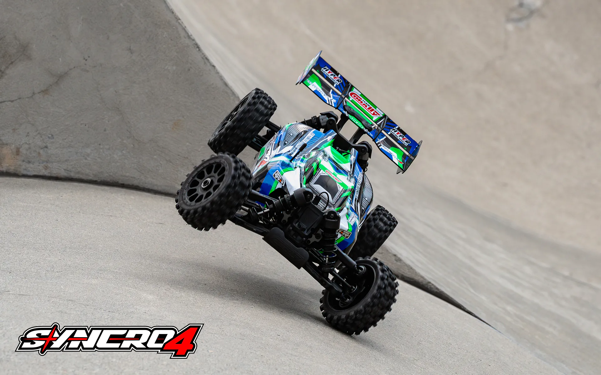 Corally C-00295-G Team Corally SYNCRO-4 1:8 Brushless Buggy RTR 4S grün Detail 3 Corally C-00295-G Detail 3