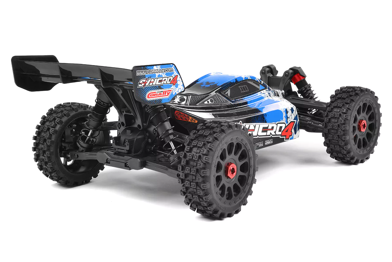 Corally C-00287-B 1:8 Syncro-4 RTR Buggy 3-4S blau Detail 2 Corally C-00287-B Detail 2