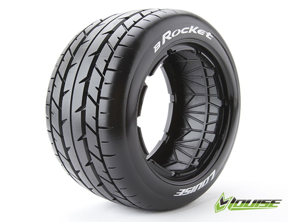 Louise RC LOUT3242I 1:5 B-Rocket Reifen+Einlage hinten (2) Louise RC LOUT3242I