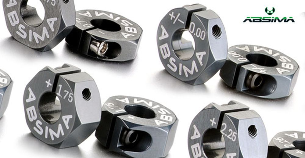 Absima 2560010 Aluminium 7075 T6 Radmitnehmer 12mm Offset -0.75mm 1:10 (2) Detail 1 Absima 2560010 Detail 1