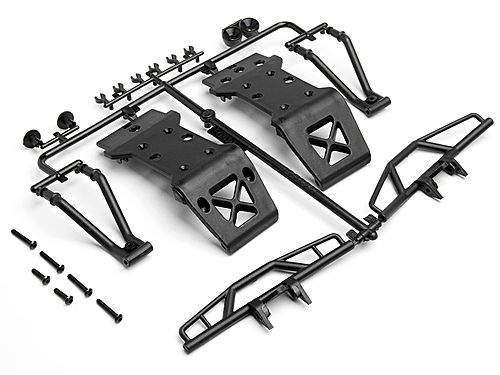 HPI 105298 Rammer/Skid Plate Set (Savage XS) Detail 1  HPI 105298 Detail 1