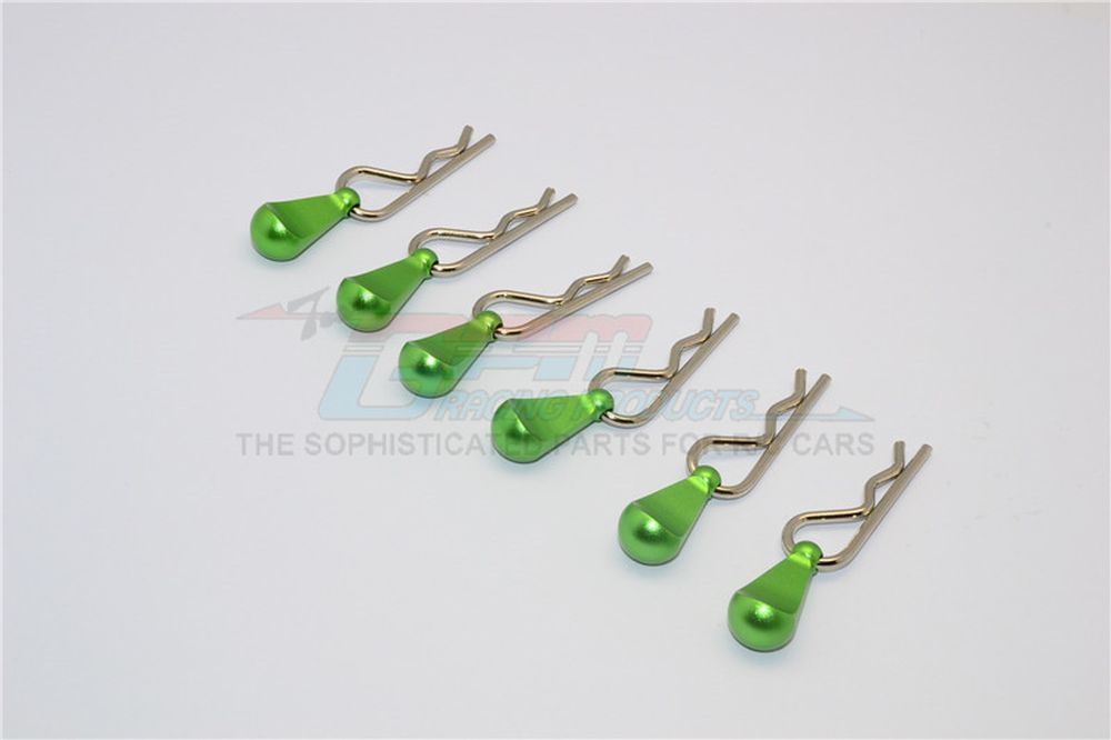 GPM BCM003LG Karosserie-Clips+Halter groß silber (6) GPM BCM003LG