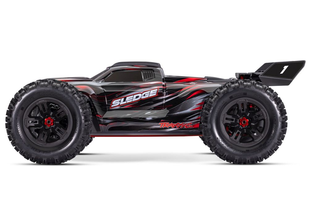 Traxxas 95096-4-RED 1:8 Sledge rot Truggy RTR Detail 1 Traxxas 95096-4-RED Detail 1