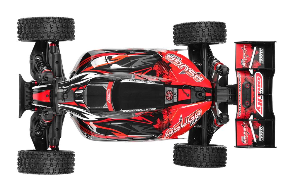 Corally C-00288-R 1:8 ASUGA XLR 6S Buggy rot RTR Detail 6 Corally C-00288-R Detail 6