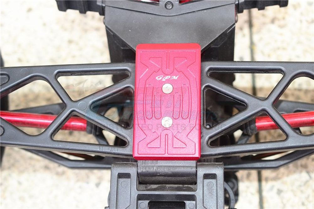 GPM MAN331RGS NERO Alu.-Skidplate hinten grau (1) Detail 1 GPM MAN331RGS Detail 1