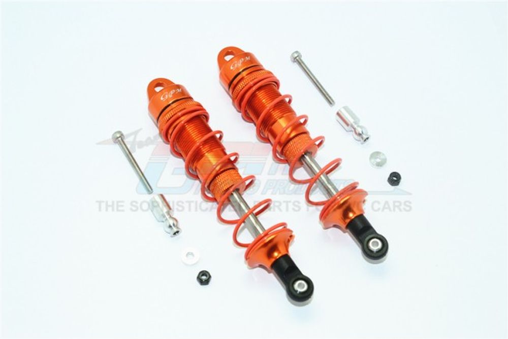 GPM MAS110RGSOR Typhon Alu.-Gewinde Stoßdämpfer hinten 110mm orange (2) GPM MAS110RGSOR