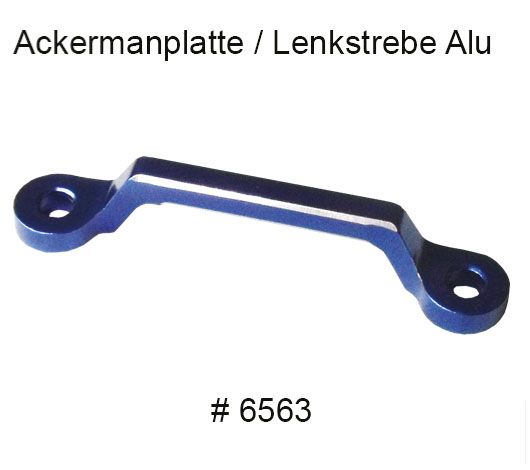 df Models 6563 Ackermanplatte/Lenkstrebe Alu gefräst df Models 6563