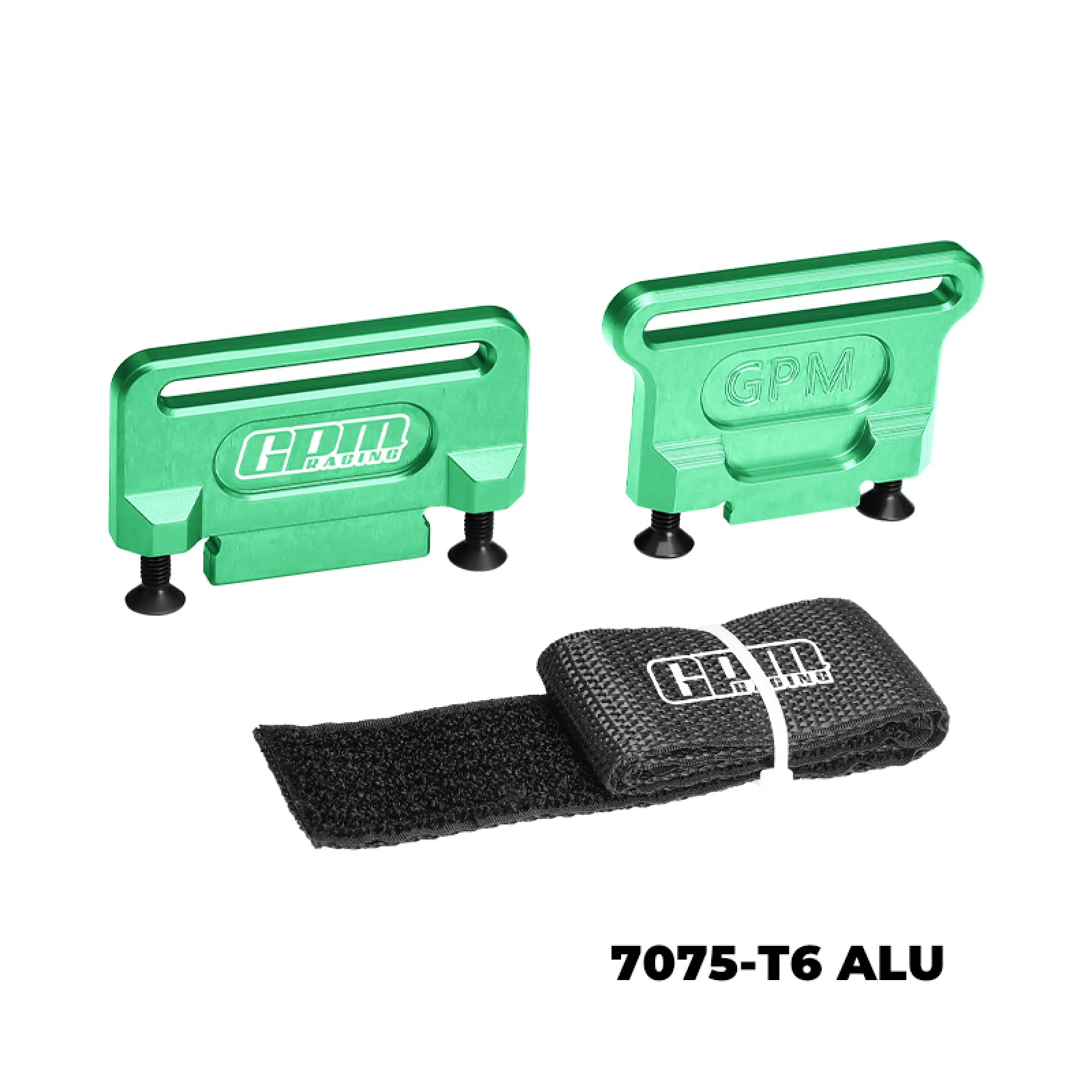 GPM TJ0126G Jato/Slash 4x4 7075 Akkuhalter grün GPM TJ0126G