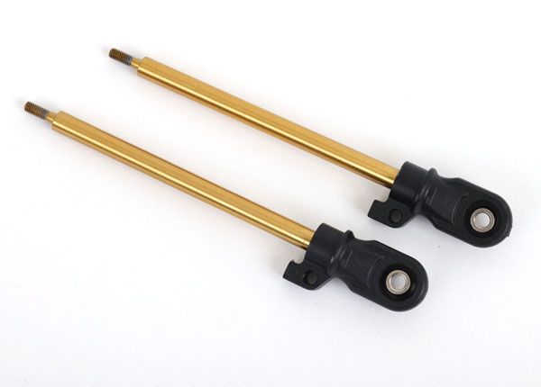 Traxxas 9662T Dämpfer-Kolbenstange 80mm TiN beschichtet GT-Maxx (2) Traxxas 9662T