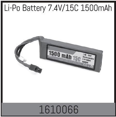 Absima 1610066 Li-Po Battery 7,4V/15C 1500mAh Absima 1610066