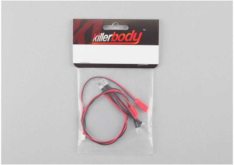 Killerbody KB48465 LED Unit Set für Scheinwerfer (4x5mm Weiße LEDs) Detail 1 Killerbody KB48465 Detail 1