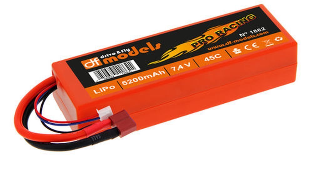 df Models 1862 Car-LiPo 7,4V/5200/45C Deans df Models 1862