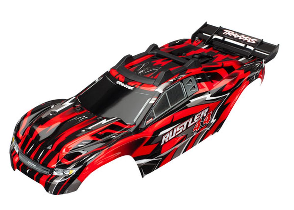 Traxxas 6718 Karosserie Rustler 4x4 rot Traxxas 6718