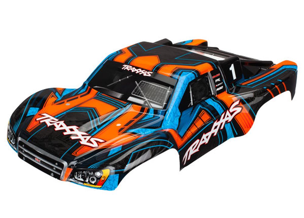 Traxxas 6844 Karosserie Slash 4x4 orange mit blau Traxxas 6844