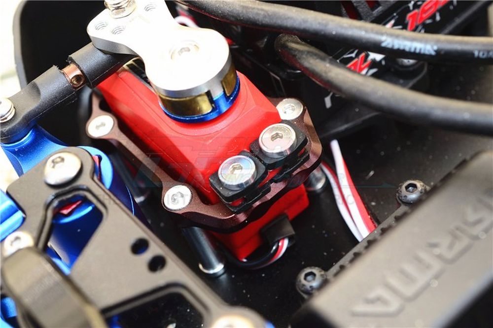 GPM MAK024R Arrma Alu.-Servorahmen rot Detail 1  GPM MAK024R Detail 1