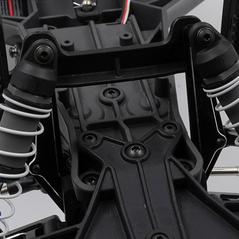 Yeah Racing TRSL-025BK Traxxas 2WD Alu.-Dämpferbrücke vorne schwarz Detail 1 Yeah Racing TRSL-025BK Detail 1