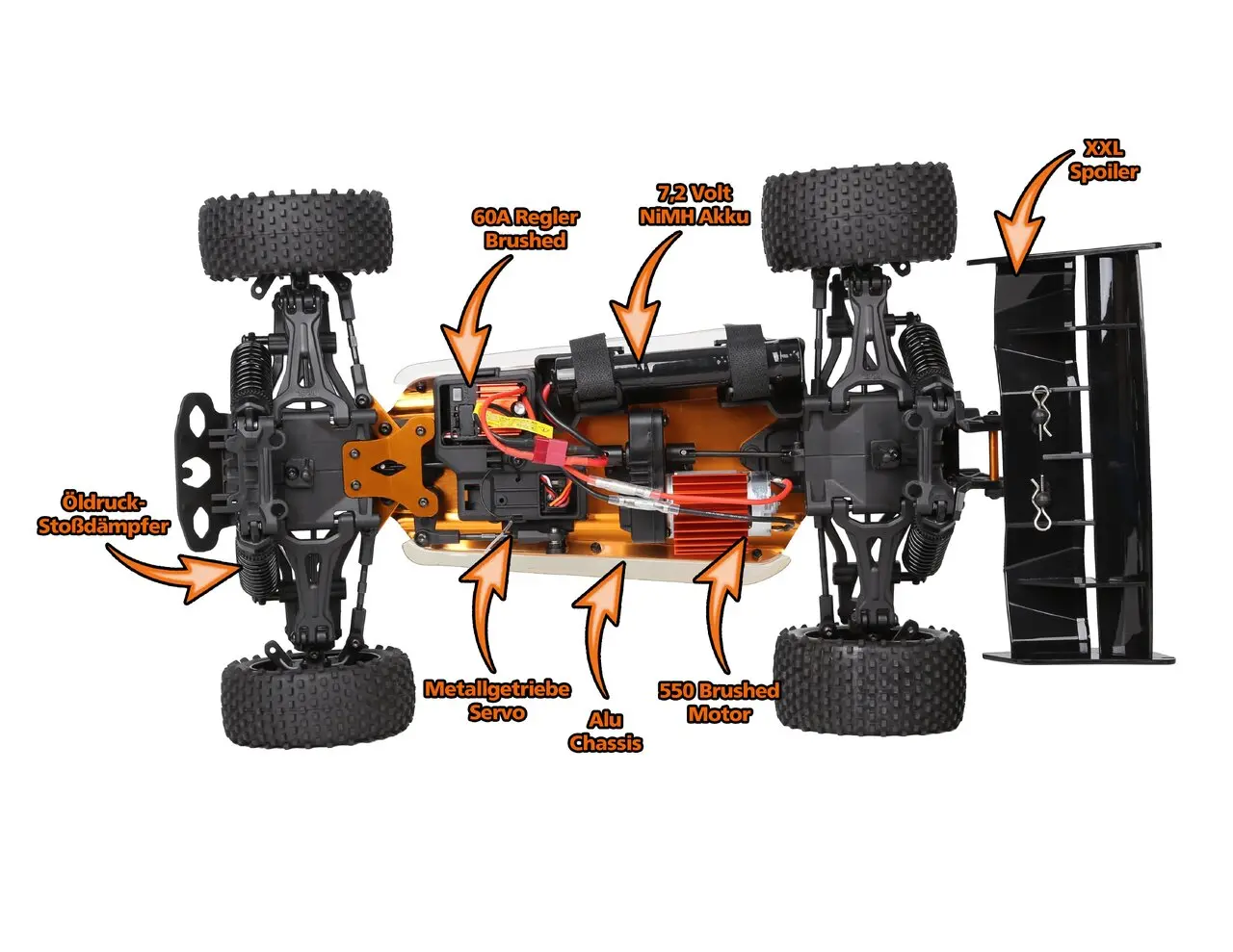 df Models 3196 DF Models SpeedSlugger Buggy 1:10 RTR BasicLine V2 Detail 4 df Models 3196 Detail 4