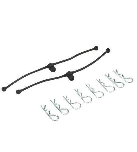 Du-Bro DUB-2245 Karosserie-Clips mit Halter schwarz Du-Bro DUB-2245
