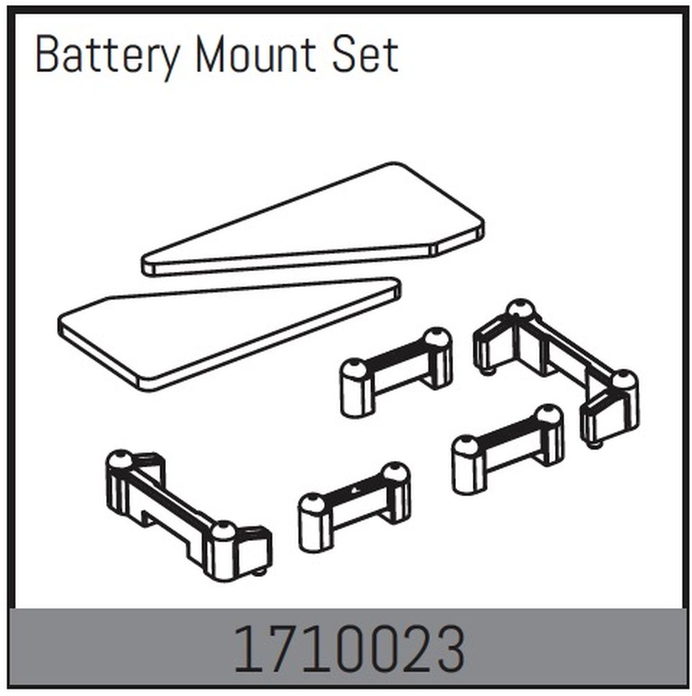 Absima 1710023 Batteriehalter Set Absima 1710023