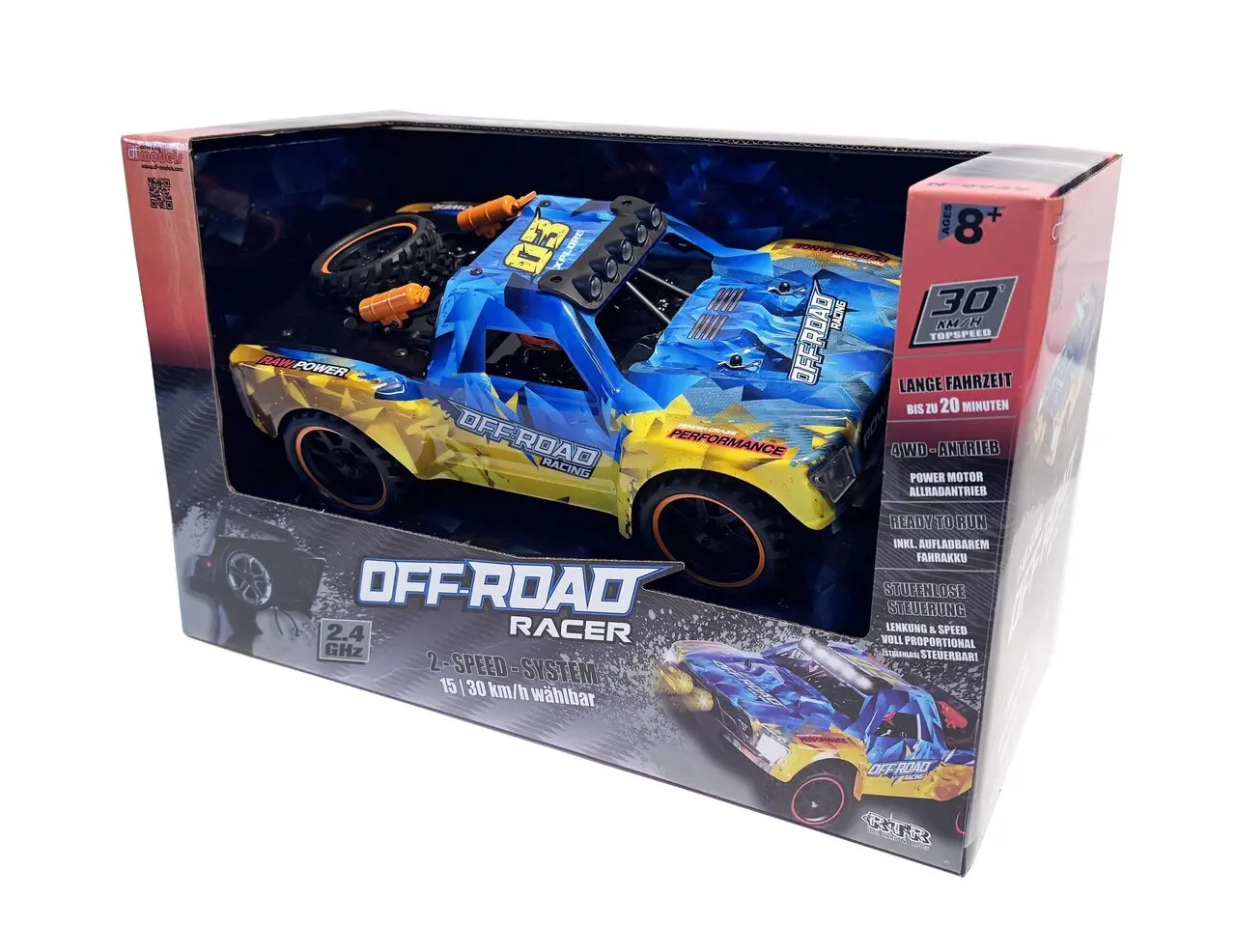 df Models 9949 DF Models Off Road Racer 1:18 RTR 4WD mit 2 Speed System Detail 3 df Models 9949 Detail 3