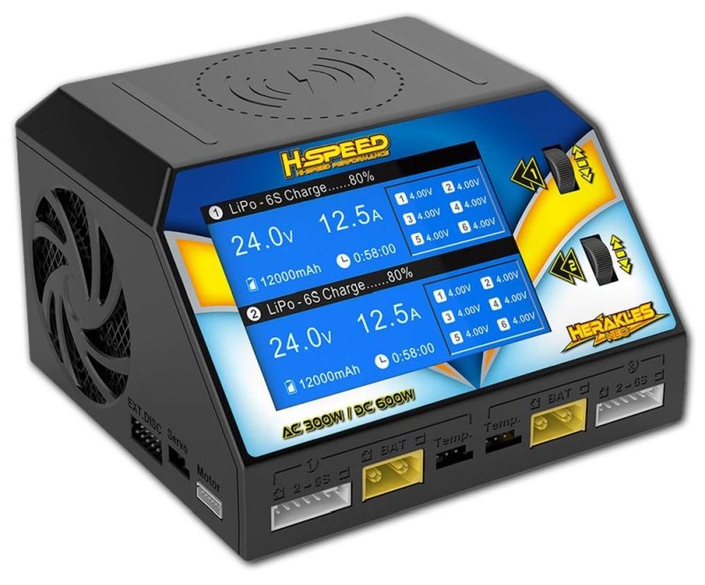 H Speed HSP0016 Herakles NEO AC/DC Dual-Ladegerät 300W H Speed HSP0016